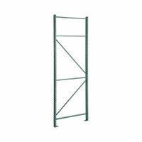 STEEL KING Pallet Rack Upright: Teardrop, 12 ft Overall Ht, 36 in x 3 in, Green, Steel (MPN RTFAP036144F01VG). Key specifications — Color: Green; Brand: STEEL KING.