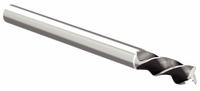 WIDIA HANITA Corner Radius End Mill: Carbide, 3 Flute, 4 mm Mill Dia, 8 mm LOC, 0.2 mm Rad (MPN 3AN9M04001RAT UNCOATED)