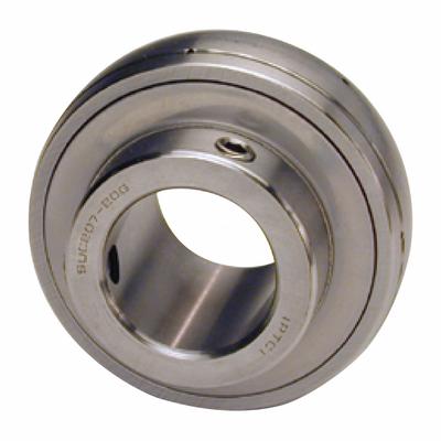 IPTCI BEARINGS Insert Bearing: SUC204-20MM, 20 mm Bore, 47 mm OD, 16 mm Outer Ring Wd - Food-Grade Spherical Insert Bearings