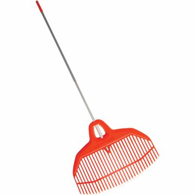 CORONA TOOLS Poly Leaf Rake: Poly Head, Aluminum Head, Aluminum Handle - Standard Leaf Rakes