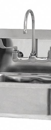 SANI-LAV Sink: 1 Stations, 7 in Bowl Dp, 17 in Bowl Lg, 14 in Bowl Wd, Faucet Included, 18 ga (MPN 507FL-0.5). Key specifications — Includes Side Splash: Side Splash Included; Series: Stainless Steel Hand Wash Sink; Brand: SANI-LAV.