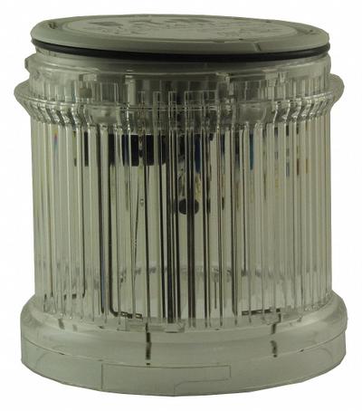 EATON Tower Light Module: Flashing, 110/120V AC, White, 73 mm Overall Dia, 3 in Overall Ht - Flashing Light Modules