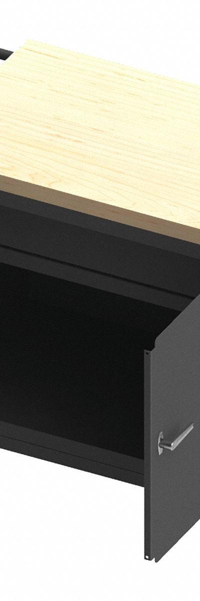 DURHAM MFG Mobile Cabinet Workbench: 36 in x 24 in - Mobile Cabinet Benches with Drawers