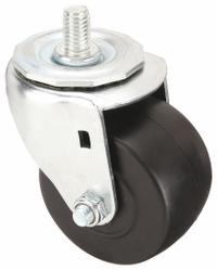 APPROVED VENDOR Stem Caster: 3 in Wheel Dia., 1 3/4 in Wheel Wd, Swivel, Swivel, 1/2 in Stem Dia. (MPN 20TM58). Key specifications — Brand: APPROVED VENDOR; Thread Size: 1/2"-13; Wheel Bearing Type: Roller; Wheel/Tread Color: Black; Roll Up: Swivel.
