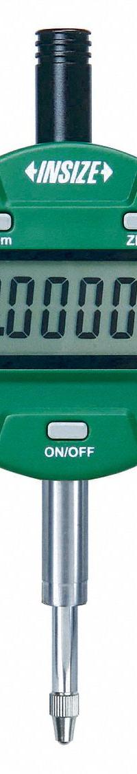 INSIZE Digital Indicator: 0 in to 1 in /0 mm to 25.4 mm, Inch/Metric, +/- 0.00015 in Accuracy, Ball (MPN 2112-251E). Key specifications — attr1184065: INSIZE; attr1184072: +/- 0.00015 in; attr1184084: 2.28 in.