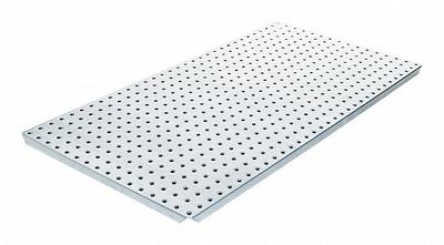 ALLIGATORBOARD Pegboard Panel: Round, 1/4 in Peg Hole Size, 16 in x 30 in x 5/8 in - Round-Hole Pegboard Panels
