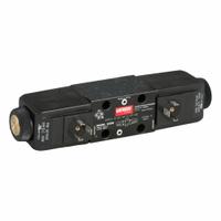 VICKERS Hydraulic Directional Valve: 21 gpm Max Flow Rate, D03 NFPA Size, Three Positions, Tank (MPN 529760). Key specifications — attr1018253: VICKERS; attr1018274: D03; attr1018283: Tank; attr1018249: 529760; attr1018300: Electrical; attr1018289: DG4V.