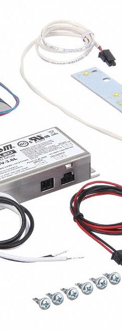 FULHAM LED Emergency Driver: Linear, 500 lm, 120/277V AC, 2.8 A Output Current, Nickel Cadmium (MPN FHSKITT04LND). Key specifications — Input Voltage: 120/277V AC; Battery Type: Nickel Cadmium; Brand: FULHAM.