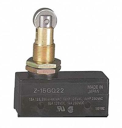 OMRON Snap Action Switch: Roller Plunger Actuator, 1NO/1NC - Roller-Plunger Snap-Action Switches