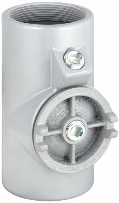 APPLETON ELECTRIC Sealing Fitting - Vertical and Horizontal: Iron, 5 in Trade Size, Female - Vertical and Horizontal Sealing Fitting - 25% Fill