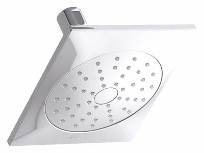 KOHLER Fixed Showerhead: LOURE, 1.75 gpm Fixed Showerhead Flow Rate, Metal - Single-Pattern Fixed Showerheads