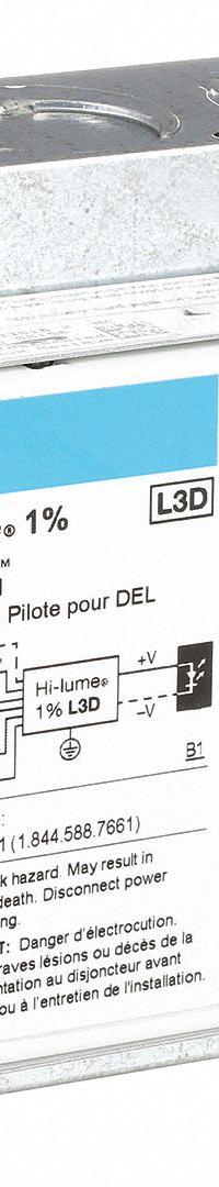 LUTRON LED Driver: Class 2, 40 W Max. Power Output, 120 to 277V AC, 24V DC, 1.60 A, Proprietary (MPN L3DA4U1UKL-CV240). Key specifications — Brand: LUTRON; Output Voltage: 24V DC; Dimming Method: Proprietary; Output Current: 1.60 A.