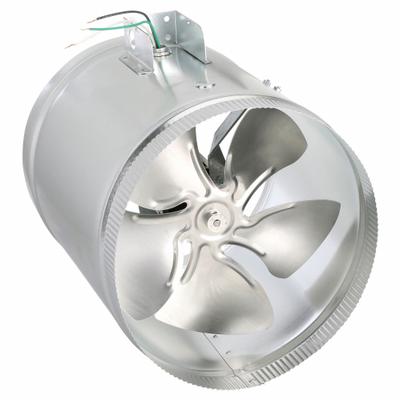 TJERNLUND In-Line Duct Fan: 1,200 cfm Max., 14 in Duct, 29.8 W, 120V AC, 1 Ph - HVAC Booster Inline Duct Fans
