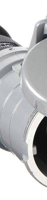HUBBELL Pin and Sleeve Connector: Gray, 250V DC/600V AC, Three Phase, 100 A, 3 Pole, 4 Wire (MPN HBL4100CS1W). Key specifications — Brand: HUBBELL.
