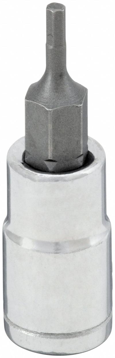 WESTWARD Socket Bit: 1/4 in Drive Size, Hex Tip, 2 mm Tip Size, 1 3/4 in Overall Lg - Hex Bit Sockets