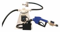 LIQUIDYNAMICS INC. Electric Drum Pump: 115 V AC, 1/10 hp HP, Polypropylene, 8 gpm Max. Flow Rate (MPN 970027-06AG). Key specifications — Brand: LIQUIDYNAMICS INC.; Nozzle Material: Stainless Steel; Meter: Digital; Pump Kit Type: Pump with Discharge Hose, Nozzle & Meter.