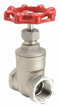 APPROVED VENDOR Gate Valve: 1 in, 316 Stainless Steel, Non-Rising, FNPT x FNPT, Wheel, Solid Wedge (MPN 4VMW2). Key specifications — Bonnet Material: 316 Stainless Steel; Wedge Material: 316 Stainless Steel; Brand: APPROVED VENDOR.