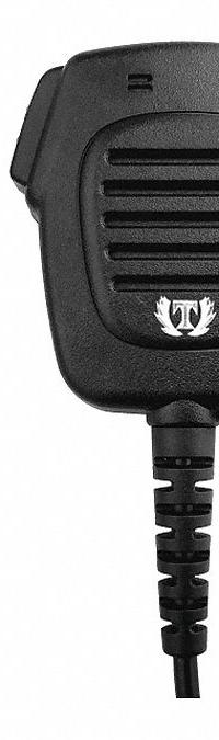 BANSHEE Speaker Microphone: Fits Motorola, 3.5 mm Jack, 24 in Cord, Push To Talk, Noise Cancelling (MPN JD-700X-TRBO3). Key specifications — Compatible Radio Series: APX 7000; Color: Black; Radio Connector Type: Multi Pin; Brand: BANSHEE; Manufacturer Part Number: JD-700X-TRBO3; Push To Talk: Yes.