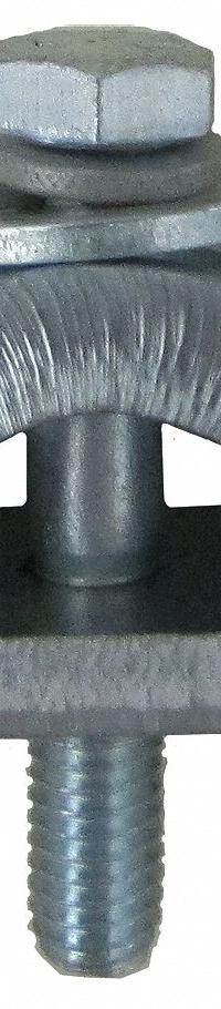 GLEASON Festoon Beam Clamp: 2 in Overall Lg (MPN C35-BCA). Key specifications — Brand: GLEASON; Material: Steel; Product Type: Clamp.