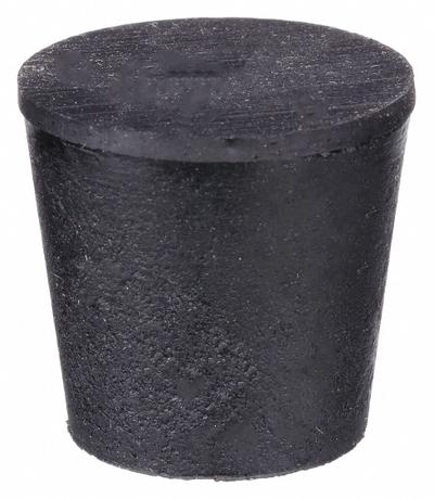 APPROVED VENDOR Stopper: SBR Rubber, 6 Stopper Size, 26 mm Bottom Dia, 32 mm Top Dia, 25 mm Overall Ht - Rubber Stoppers