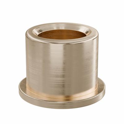 OILITE Flanged Sleeve Bearing: Bronze, SAE 841, 3/8 in Bore, 9/16 in OD, 1/2 in Lg - Lubricated General Purpose Metallic Flanged Sleeve Bearings