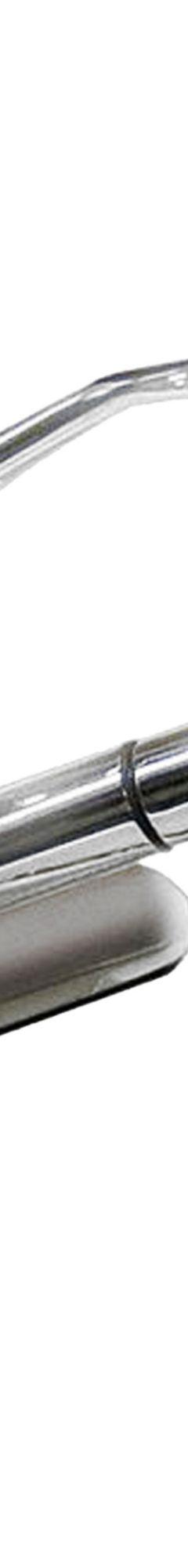 DOMINION FAUCETS Straight Kitchen Faucet: Silver, Cast Brass, Single-Post, Deck, 1 Mounting Holes (MPN 77-2100). Key specifications — Series: Silver; Brand: DOMINION FAUCETS.