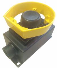 REES Mushroom Head Push Button: Non-Illuminated, Mushroom Head Profile, Non-Metallic, 57 mm, 1NO/1NC (MPN 04956-001). Key specifications — Brand: REES; Action: Momentary; Push Button Material Type: Non-Metallic.