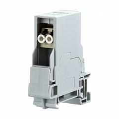 METZ CONNECT Fiber Optic Adapter Insert: Rail, Plastic, Fiber Optic, 90° Mounting Angle, 2 Ports (MPN 1402306113KE). Key specifications — Housing Material: Plastic; Mounting Type: Rail; Product Type: Termination Unit with LC-D Adapter; Connector Color: Light Gray; Connection Type: Fiber Optic.