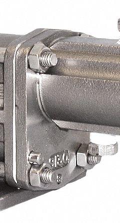 OBERDORFER Rotary Gear Pump Head: Direct Drive, Stainless Steel Body, 1/4" FNPT, 1.4 gpm, Pedestal (MPN R10316CA). Key specifications — Brand: OBERDORFER; Ports: 1/4" FNPT; Includes Relief Valve: No.