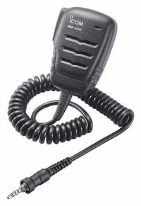 ICOM Speaker Microphone: Fits Icom, For IP110H/M93D/M94D Series, 15 in Cord, Push To Talk, IP67 (MPN HM228). Key specifications — Compatible Radio Series: M93D; Color: Black; Radio Connector Type: 1-Pin 4 poles; Brand: ICOM; Manufacturer Part Number: HM228; Push To Talk: Yes.