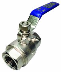 APPROVED VENDOR Manual Two-Way Ball Valve: 1 1/4 in, 316 Stainless Steel, Straight Valve Body, Lever (MPN SSV-125NLH). Key specifications — Brand: APPROVED VENDOR; Handle: Lever.