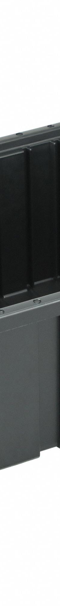 QUANTUM STORAGE SYSTEMS Divider Box: 0.43 cu ft, 16 1/2 in x 10 7/8 in x 6 in, Lid Not Included (MPN DG92060CO). Key specifications — Includes Dividers: Dividers Not Included; Includes Lid: Lid Not Included; Material: Plastic; Color: Black; Brand: QUANTUM STORAGE SYSTEMS.