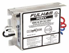 FULHAM CFL Ballast: 120/230V AC, 1 Lamps Supported, 26 W Bulb Watt, 3 3/8 in Overall Lg (MPN NPY-120-126-CFL). Key specifications — Lamp Types Supported: (1) CFTR26; Brand: FULHAM; Number of Lamps Supported: 1.