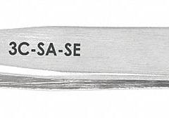 EXCELTA Tweezers: Stainless Steel, Point, Straight Tip (MPN 3C-SA-SE). Key specifications — attr1002355: Stainless Steel; attr1002345: EXCELTA; attr1002348: Stainless Steel; attr1002358: Smooth; attr1002361: 3C.