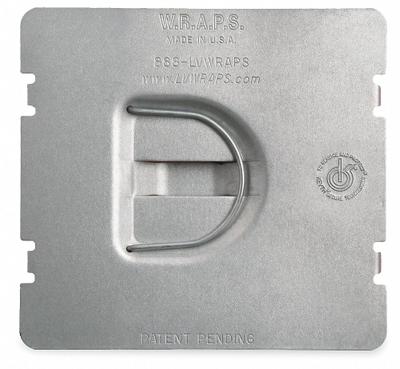 RACO Electrical Box Cover: 2 Gangs, Raised, 3/4 in Raised Ht, For Rectangular Box Shape - Wiring Protector Plates