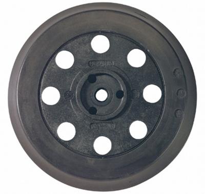 BOSCH Extra Soft Sanding Pad: 5 in Wd, Round, Hook and Loop, Extra Soft, 8 Vacuum Holes - Backing Pads for Power Sanders
