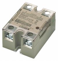 OMRON Solid State Relay: Surface Mounted, 5 A Max Output Current, Phototriac, AC Output (MPN G3NA-205B-UTU DC5-24). Key specifications — Brand: OMRON; Current Type: DC; Electrical Connection: Screw Clamp; Finger Safe: Yes; Input Current: 0.6 to 15 A; Maximum Output Current without Heat Sink: 15 A; Mounting Style: Surface; Output Voltage: 24 to 240V AC.