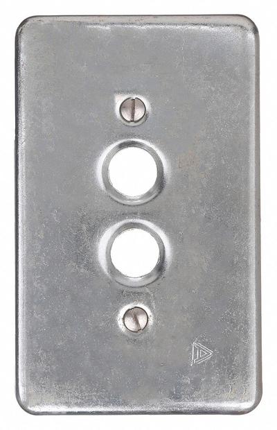 APPLETON ELECTRIC Weatherproof Cover: Steel, FD/FS, 1 Gangs, 4 9/16 in Overall Ht - Aluminum & Zinc Weatherproof Electrical Box Covers