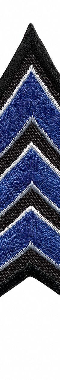 HEROS PRIDE Embroidered Patch: SGT, 3 in, Black, Polyester/Rayon, Rank Insignia, 1 PR (MPN 5421S). Key specifications — attr188498: 3 in; attr188499: Black; attr188500: Rayon; attr188503: SGT; attr193746: HEROS PRIDE.