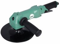SPEEDAIRE Air Disc Sander: 7 in Pad, Threaded Shank, Medium Duty, 0.75 hp, 28 cfm, Non-Vacuum, Fixed (MPN 21AA97). Key specifications — attr1320237: SPEEDAIRE; attr1320246: Rear.