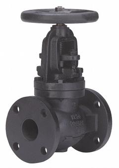 MILWAUKEE VALVE Globe Valve: For Gas/Oil/Steam/Water Media, Cast Iron, Z-Body, 5 in Pipe Size, Brass (MPN 2981-M 5"). Key specifications — Brand: MILWAUKEE VALVE; Stem: Rising.