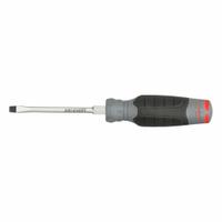PROTO Screwdrivers: 1/4 in Tip Size, Long Lg, 8 1/2 in Overall Lg, 4 in Shank Lg, Cushion Grip (MPN JKB1404RPF). Key specifications — attr1205183: 1/4 in; attr1205186: Cushion; attr1205189: PROTO.