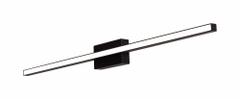 Barlow 24" LED Vanity: Black, 1,125 lm_2,600 lm, 3000K, 22 W, 120V AC, Dimmable, 24 in Lg, 3 in Ht (MPN BARV2403L30D1BK). Key specifications — Mounting Location: Wall; For Bulb Type: Integrated LED; Brand: AFX INC.; Voltage: 120V AC; Color Temperature: 3000K; Housing Finish/Housing Color (Broad): Black.