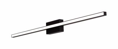AFX INC. Barlow 24" LED Vanity: Black, 1,125 lm_2,600 lm, 3000K, 22 W, 120V AC, Dimmable - Barlow Vanity Lights