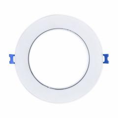 LIGHTOLIER Round Gimbal Downlight: 3 in Dia, 350 lm_500 lm, 2700K/3000K/3500K/4000K/5000K, 8 W (MPN GB3RSLMZ10SCTUW). Key specifications — Trim Color: Black; LED Replacement For: 60W INC; Dimmable: Yes; Color Temperature: 2700K; Brand: LIGHTOLIER; Voltage: 120 to 277V AC.