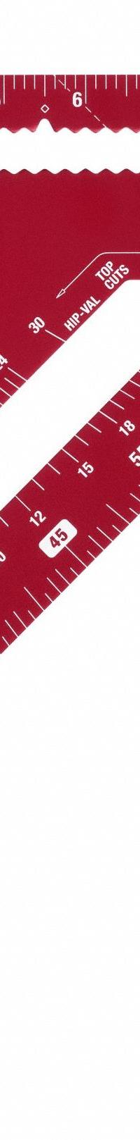 MILWAUKEE TOOL & EQUIPMENT Rafter Square: 1 1/8 in Center-to-Edge Heel Wd, 1/8 in, Top, Aluminum (MPN MLSQ0120). Key specifications — attr936133: Etched; attr936134: 1/8 in; attr948788: 1/8 in; attr934763: MILWAUKEE TOOL & EQUIPMENT; attr984589: Inch; attr984960: Aluminum.