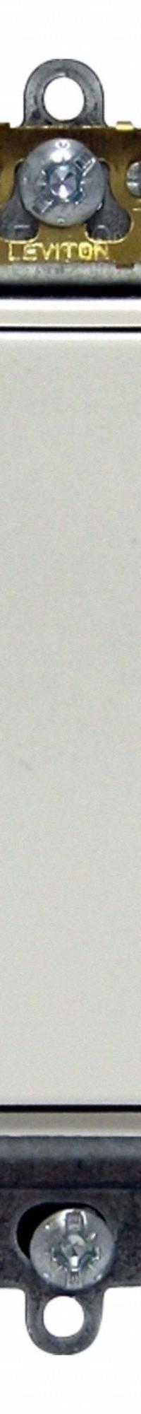 LEVITON Wall Switch: Rocker Switch, Single Pole, Maintained, White, 120/277V AC, 15 A (MPN 5691-2W). Key specifications — Illuminated: Yes; Voltage Rating: 120/277V AC.