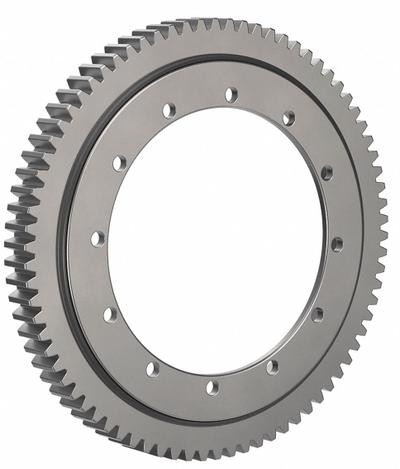 SILVERTHIN BEARING Slewing Ring Bearing: External, 19.9 in Outside Dia - External Gear Slewing Rings