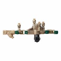 WATTS Backflow Preventer: LF009, With Strainer, Bronze, 1/2 in Pipe Size, FNPT, 33°F – 180°F (MPN 1/2 LF009-QT-S). Key specifications — Shut-Off Valve Type: Ball Valve; Connection Type: FNPT.