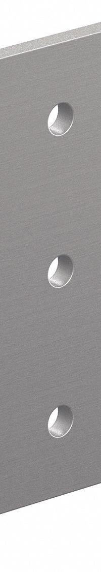 Tee Flat Plate: T Flat Plate, 40 Series, 6 mm x 120 mm x 120 mm, For 8 9/64 mm Slot Wd, 5 Holes (MPN 40-4340). Key specifications — Material: Aluminum; Brand: 80/20; Finish: Anodized.